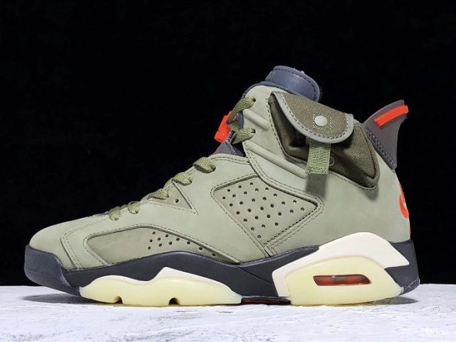 Reps TBK x Jordan Travis Medium CN1084-200 Air Olive Scott 6 0728
